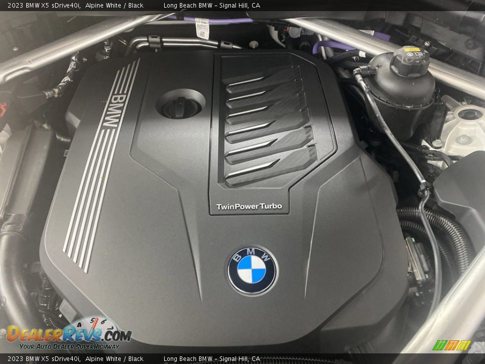 2023 BMW X5 sDrive40i Alpine White / Black Photo #9