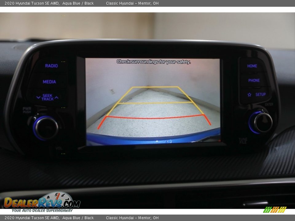 2020 Hyundai Tucson SE AWD Aqua Blue / Black Photo #11