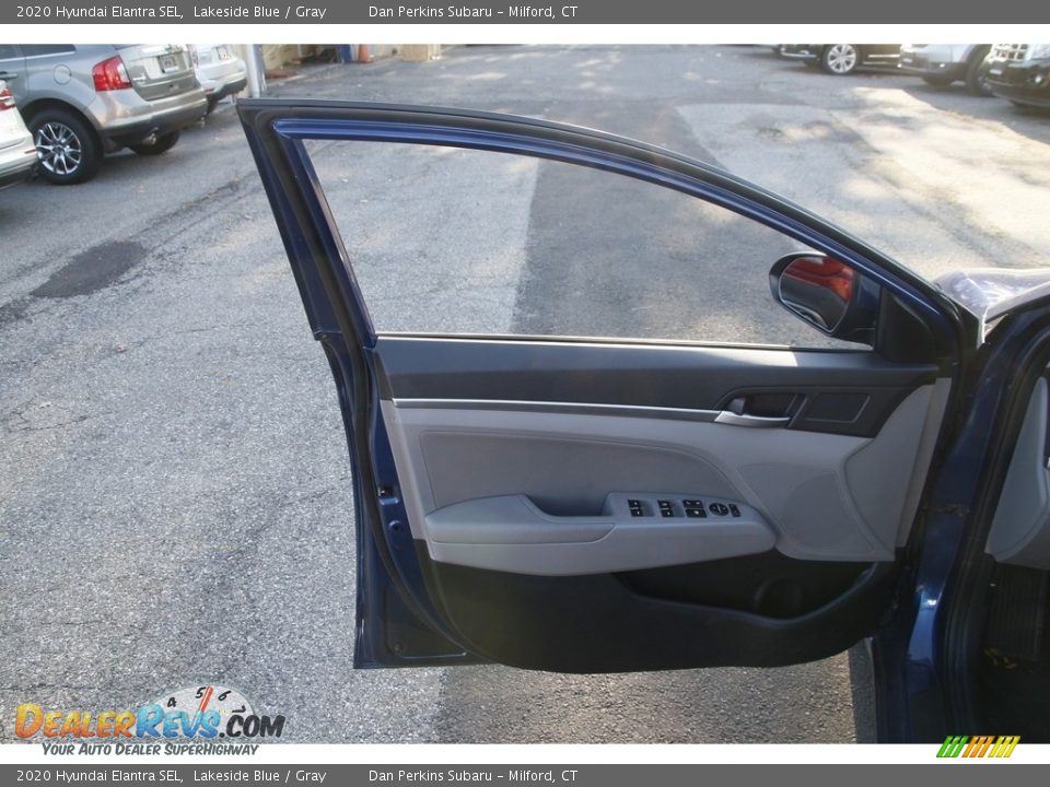 2020 Hyundai Elantra SEL Lakeside Blue / Gray Photo #9