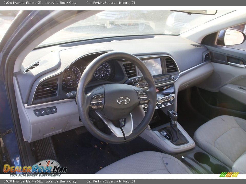 2020 Hyundai Elantra SEL Lakeside Blue / Gray Photo #10