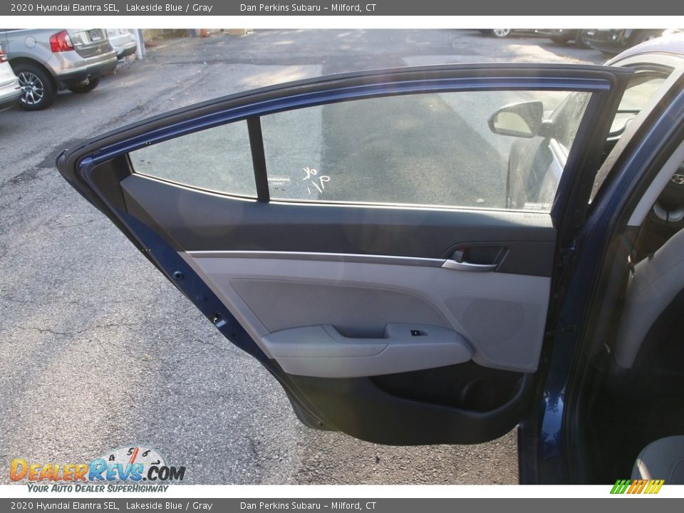 2020 Hyundai Elantra SEL Lakeside Blue / Gray Photo #11