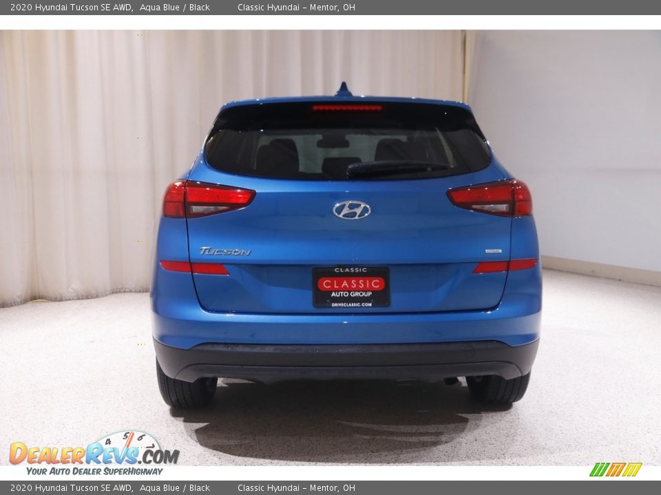 2020 Hyundai Tucson SE AWD Aqua Blue / Black Photo #17