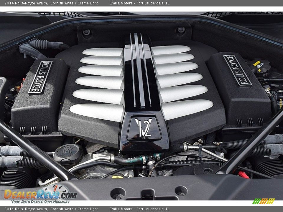 2014 Rolls-Royce Wraith  6.6 Liter Twin Turbocharged DOHC 48-Valve VVT V12 Engine Photo #38