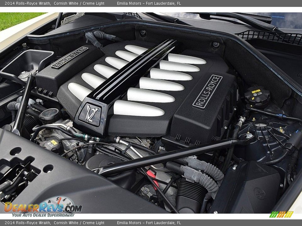 2014 Rolls-Royce Wraith  6.6 Liter Twin Turbocharged DOHC 48-Valve VVT V12 Engine Photo #39