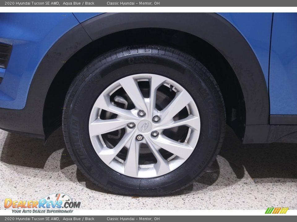 2020 Hyundai Tucson SE AWD Aqua Blue / Black Photo #19