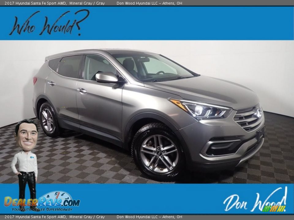 2017 Hyundai Santa Fe Sport AWD Mineral Gray / Gray Photo #1