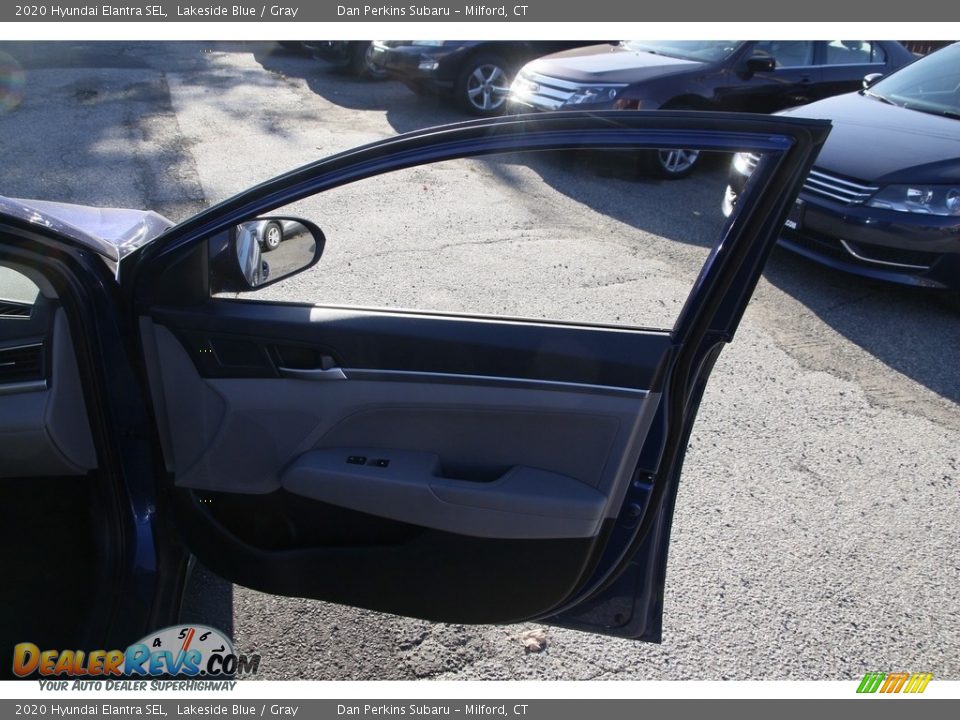 2020 Hyundai Elantra SEL Lakeside Blue / Gray Photo #16