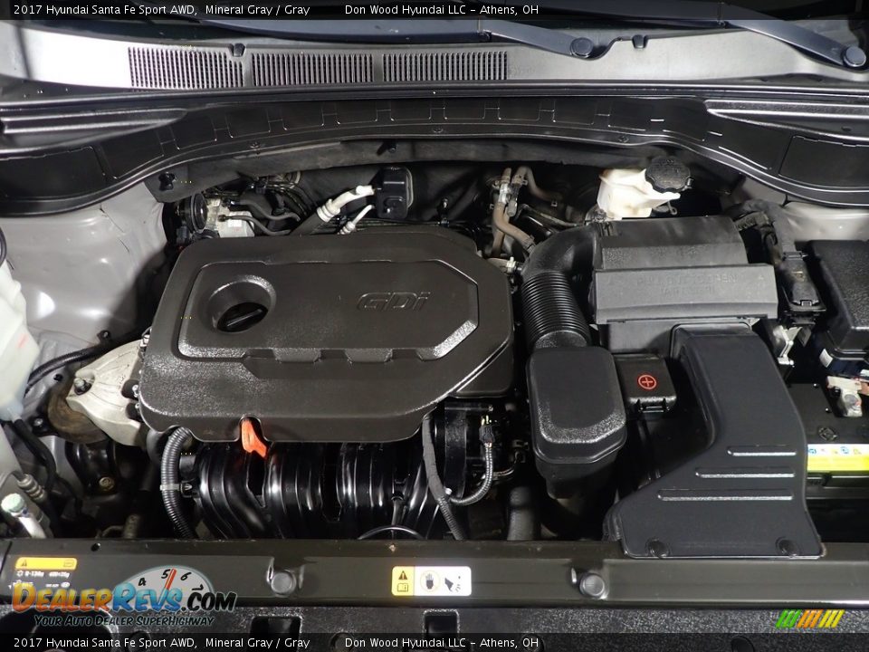 2017 Hyundai Santa Fe Sport AWD Mineral Gray / Gray Photo #6
