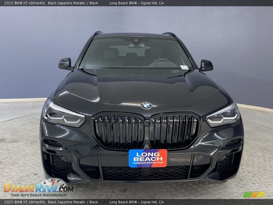 2023 BMW X5 sDrive40i Black Sapphire Metallic / Black Photo #2