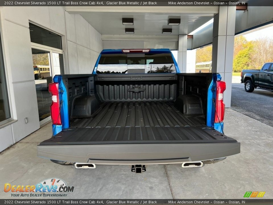 2022 Chevrolet Silverado 1500 LT Trail Boss Crew Cab 4x4 Glacier Blue Metallic / Jet Black Photo #9