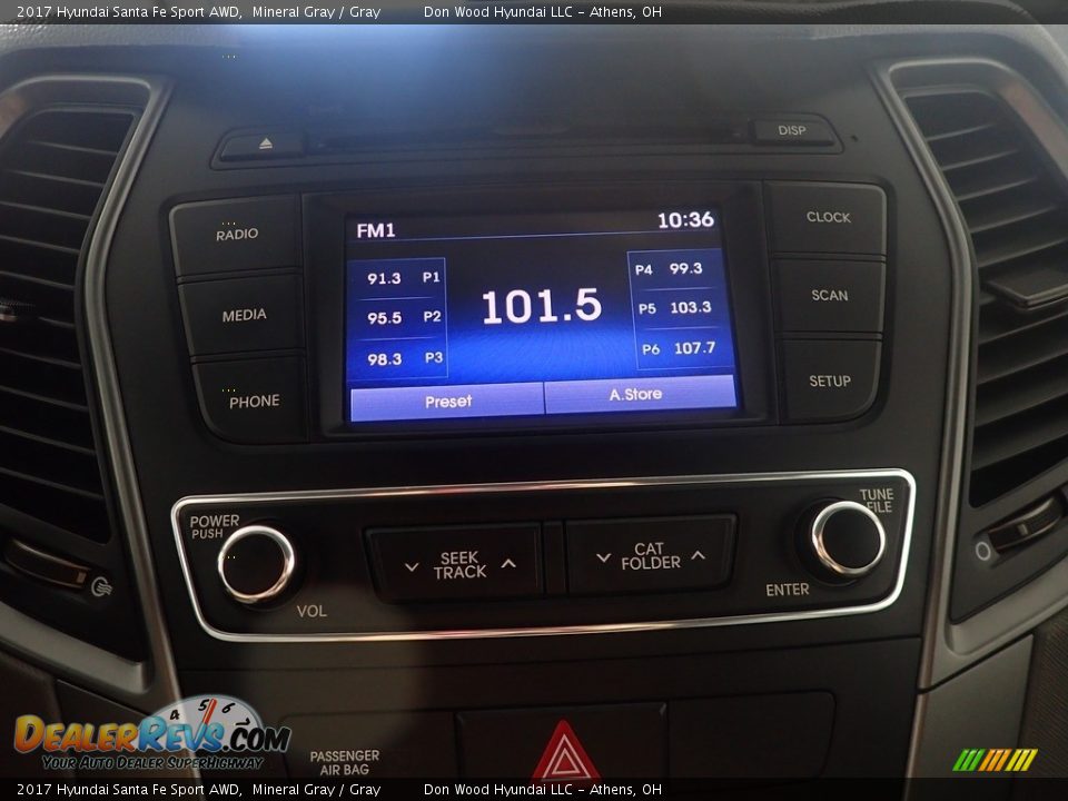 2017 Hyundai Santa Fe Sport AWD Mineral Gray / Gray Photo #22