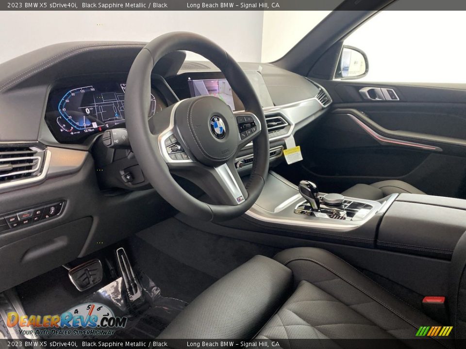 2023 BMW X5 sDrive40i Black Sapphire Metallic / Black Photo #12