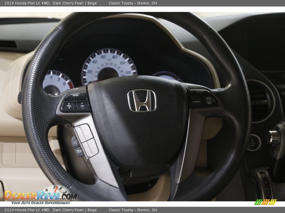 2014 Honda Pilot LX 4WD Steering Wheel Photo #7