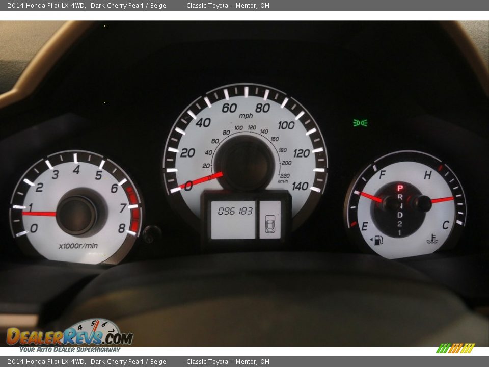 2014 Honda Pilot LX 4WD Gauges Photo #8