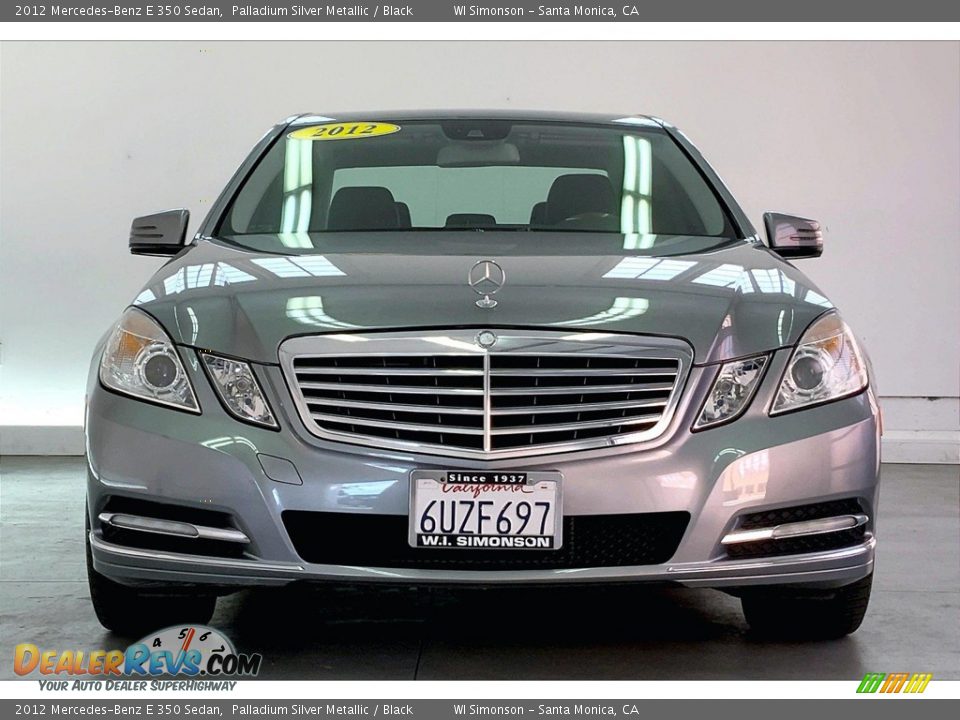 2012 Mercedes-Benz E 350 Sedan Palladium Silver Metallic / Black Photo #2