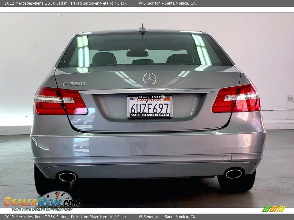 2012 Mercedes-Benz E 350 Sedan Palladium Silver Metallic / Black Photo #3