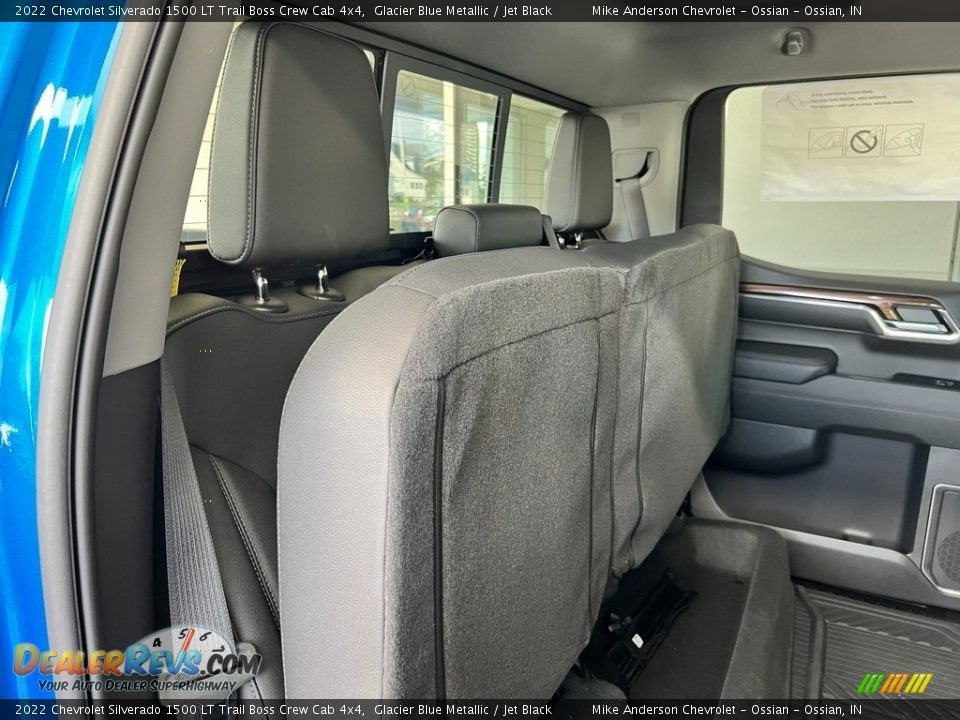 Rear Seat of 2022 Chevrolet Silverado 1500 LT Trail Boss Crew Cab 4x4 Photo #32