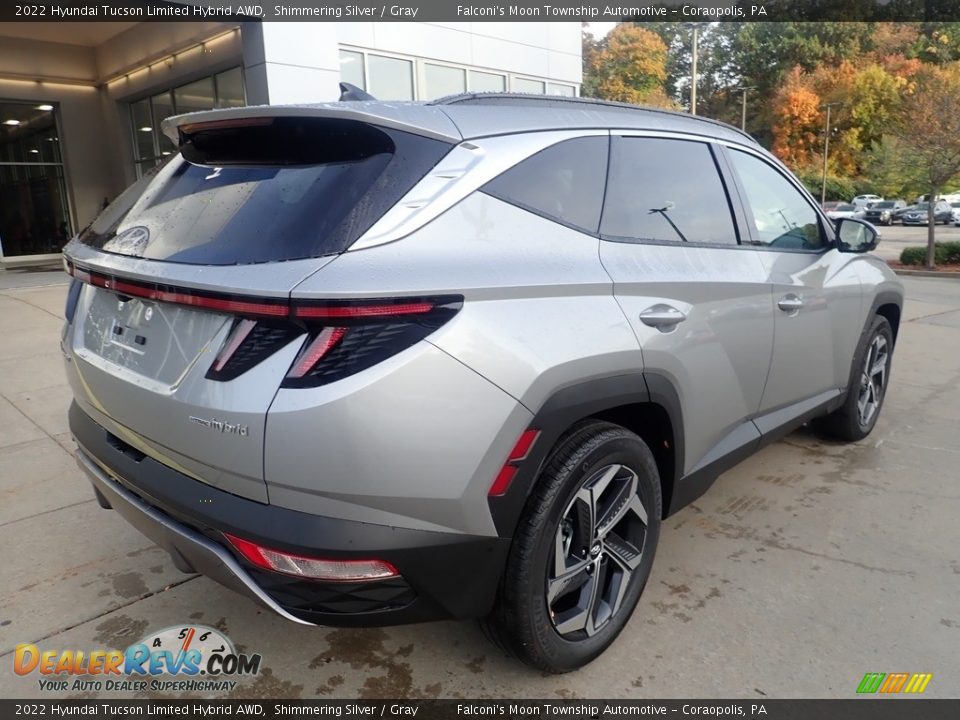 2022 Hyundai Tucson Limited Hybrid AWD Shimmering Silver / Gray Photo #2