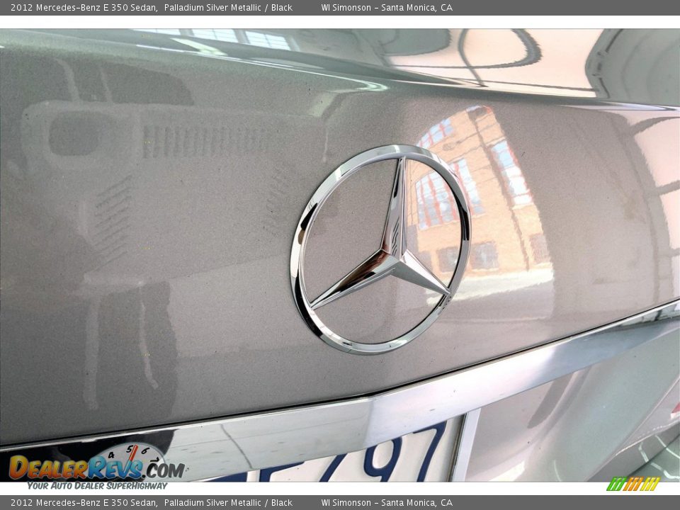 2012 Mercedes-Benz E 350 Sedan Palladium Silver Metallic / Black Photo #7