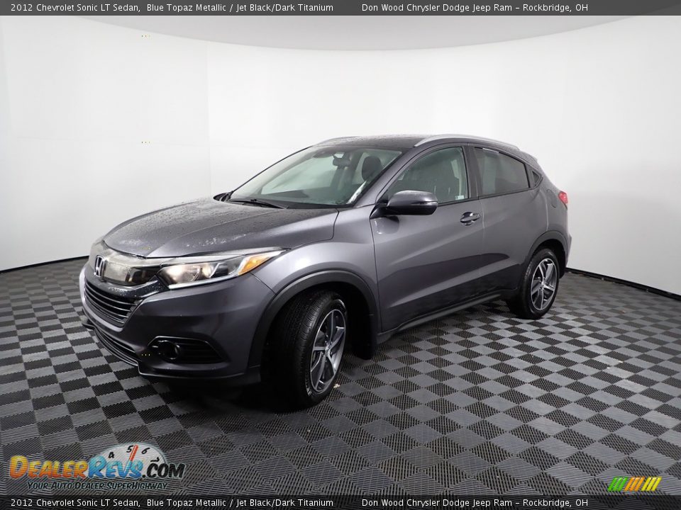 2012 Chevrolet Sonic LT Sedan Blue Topaz Metallic / Jet Black/Dark Titanium Photo #7