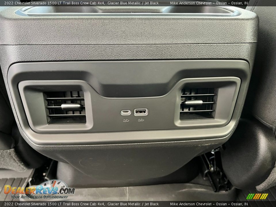 2022 Chevrolet Silverado 1500 LT Trail Boss Crew Cab 4x4 Glacier Blue Metallic / Jet Black Photo #36