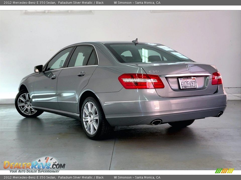 2012 Mercedes-Benz E 350 Sedan Palladium Silver Metallic / Black Photo #10