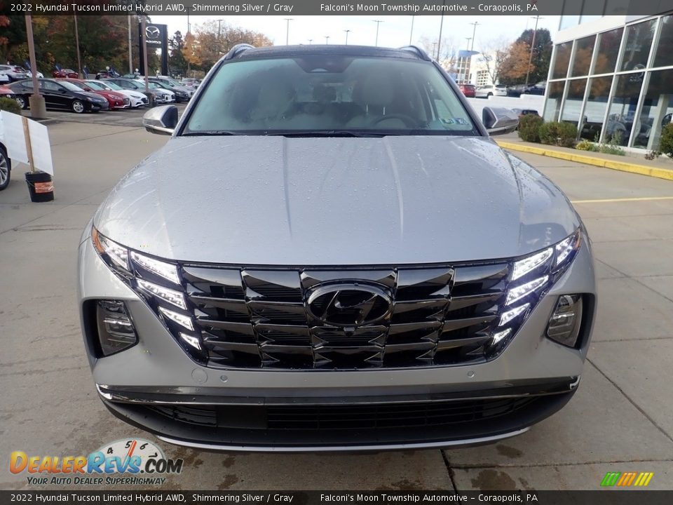 2022 Hyundai Tucson Limited Hybrid AWD Shimmering Silver / Gray Photo #8