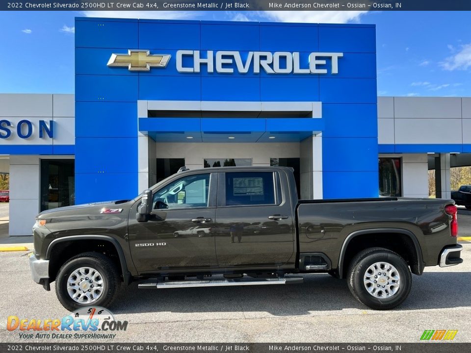 Greenstone Metallic 2022 Chevrolet Silverado 2500HD LT Crew Cab 4x4 Photo #1