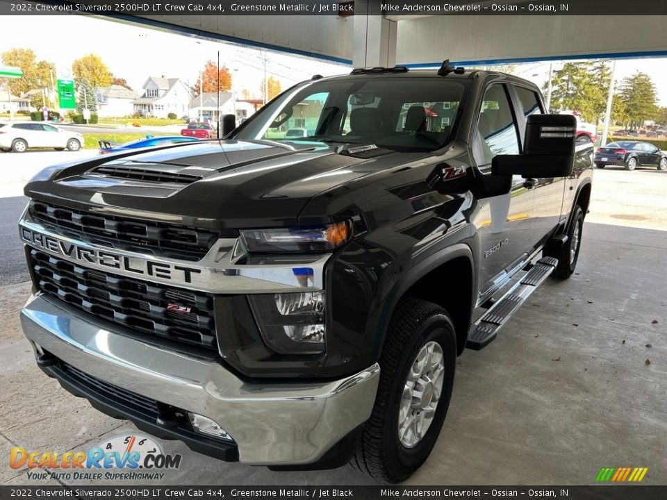 2022 Chevrolet Silverado 2500HD LT Crew Cab 4x4 Greenstone Metallic / Jet Black Photo #2