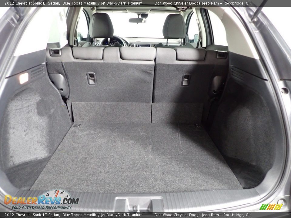 2012 Chevrolet Sonic LT Sedan Blue Topaz Metallic / Jet Black/Dark Titanium Photo #11