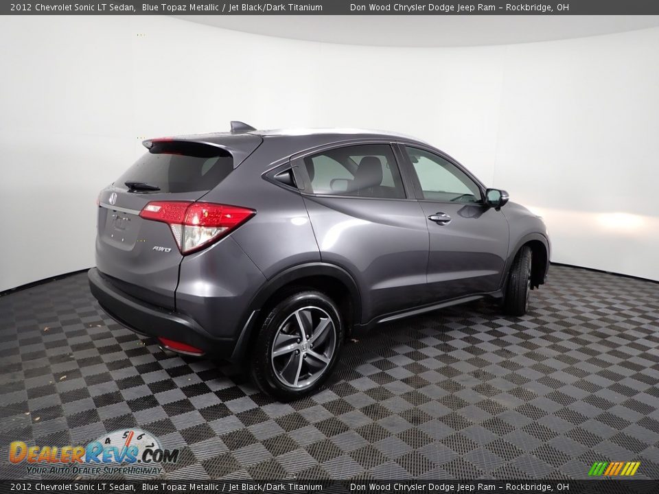 2012 Chevrolet Sonic LT Sedan Blue Topaz Metallic / Jet Black/Dark Titanium Photo #12