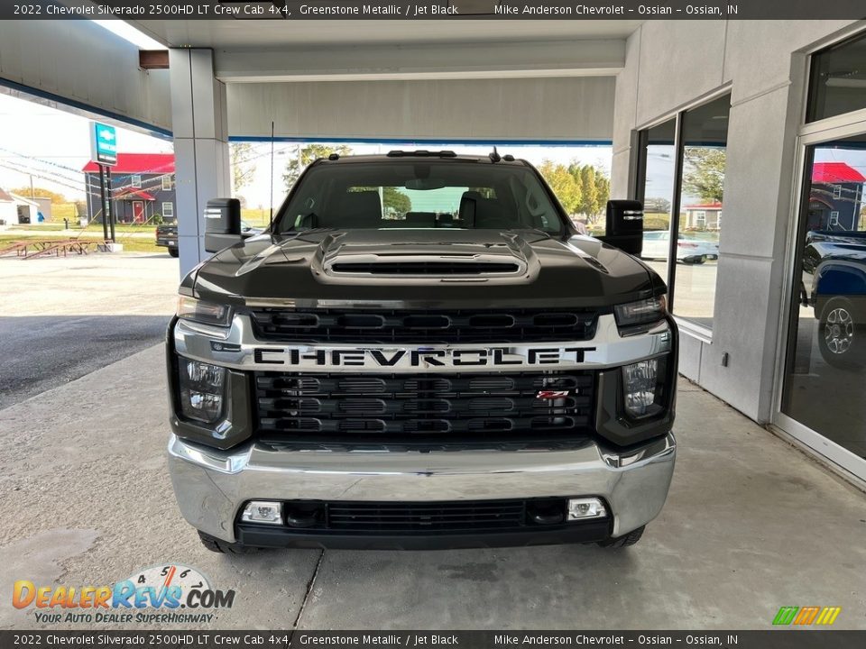 2022 Chevrolet Silverado 2500HD LT Crew Cab 4x4 Greenstone Metallic / Jet Black Photo #3