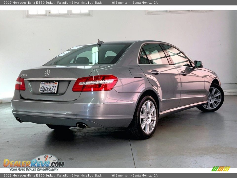 2012 Mercedes-Benz E 350 Sedan Palladium Silver Metallic / Black Photo #13