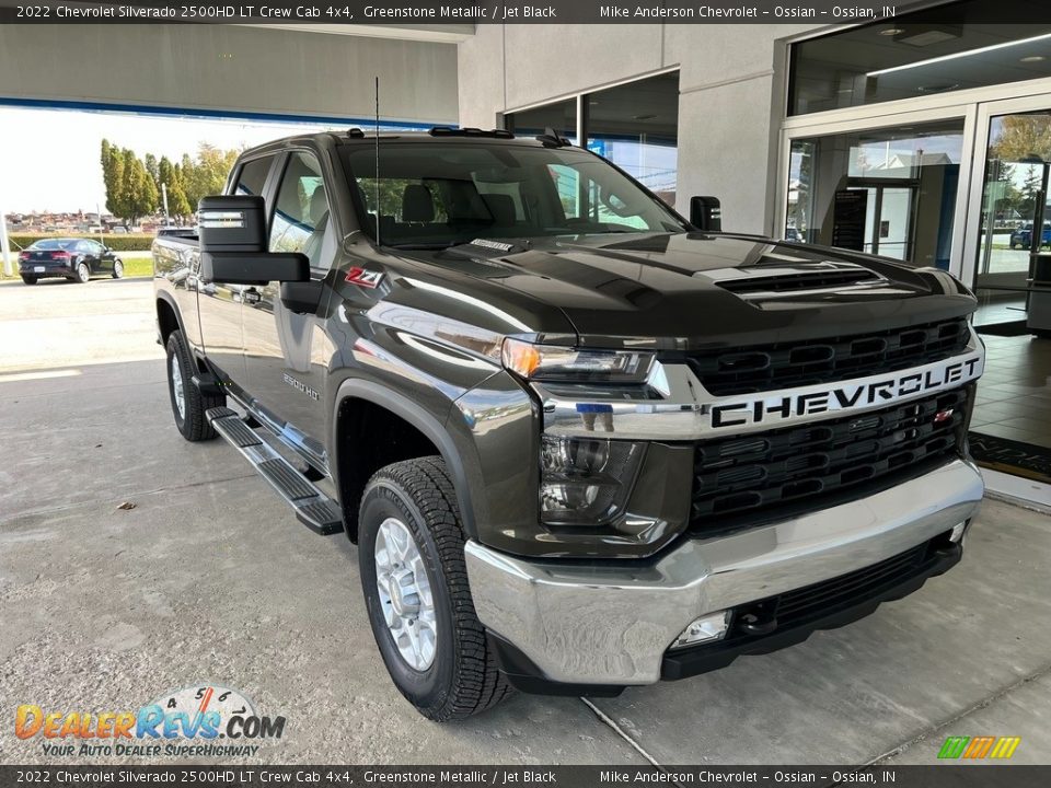 2022 Chevrolet Silverado 2500HD LT Crew Cab 4x4 Greenstone Metallic / Jet Black Photo #5