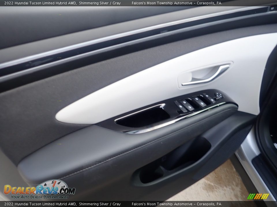 2022 Hyundai Tucson Limited Hybrid AWD Shimmering Silver / Gray Photo #14