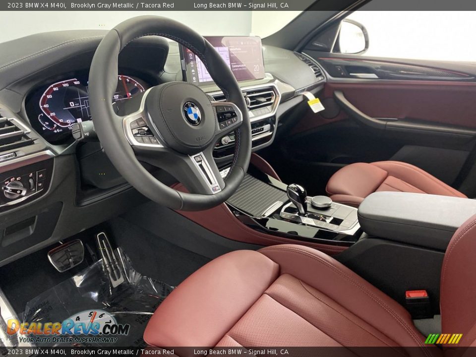 Tacora Red Interior - 2023 BMW X4 M40i Photo #13