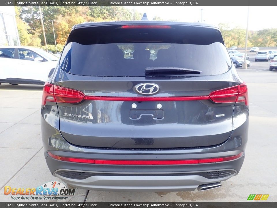 2023 Hyundai Santa Fe SE AWD Portofino Gray / Black Photo #3