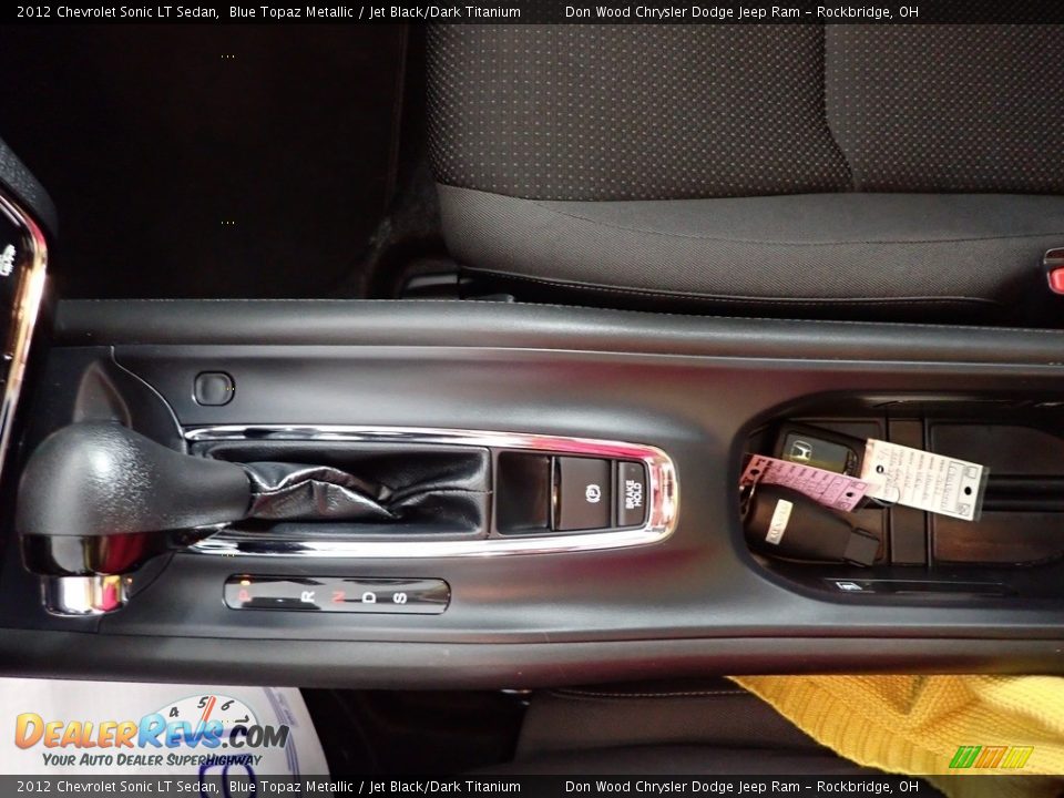 2012 Chevrolet Sonic LT Sedan Blue Topaz Metallic / Jet Black/Dark Titanium Photo #22