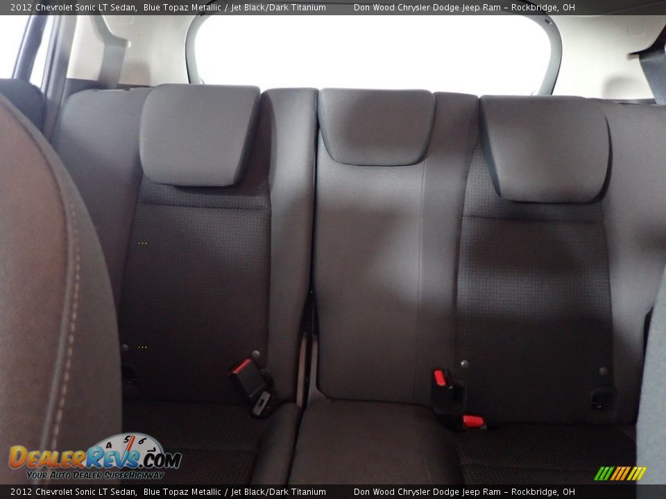 2012 Chevrolet Sonic LT Sedan Blue Topaz Metallic / Jet Black/Dark Titanium Photo #23