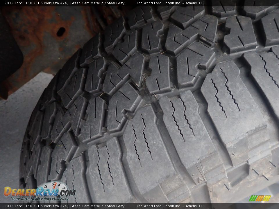 2013 Ford F150 XLT SuperCrew 4x4 Green Gem Metallic / Steel Gray Photo #13