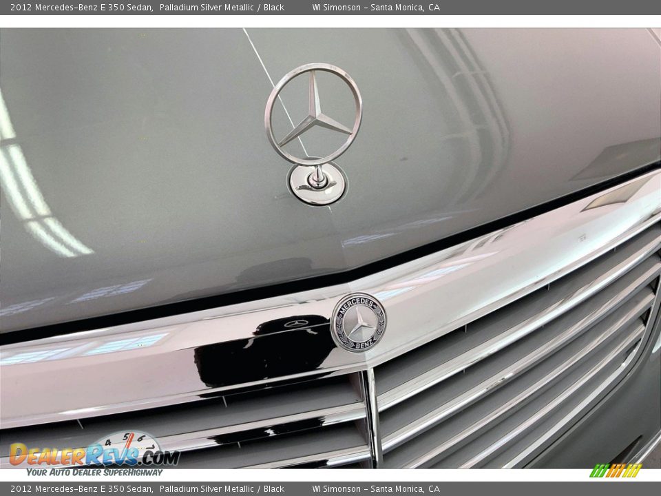 2012 Mercedes-Benz E 350 Sedan Palladium Silver Metallic / Black Photo #30