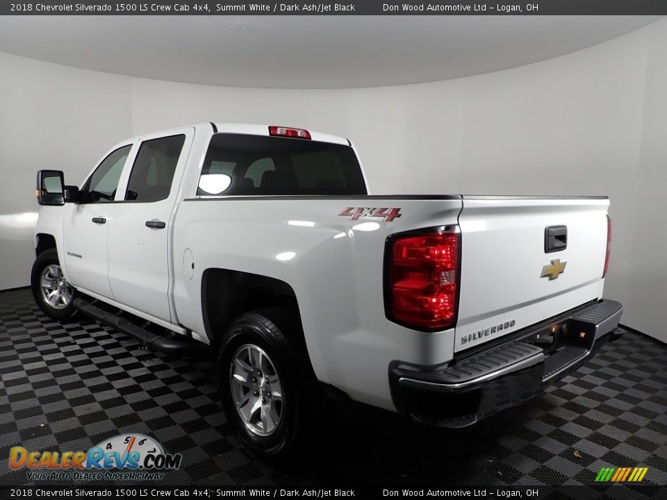 2018 Chevrolet Silverado 1500 LS Crew Cab 4x4 Summit White / Dark Ash/Jet Black Photo #6