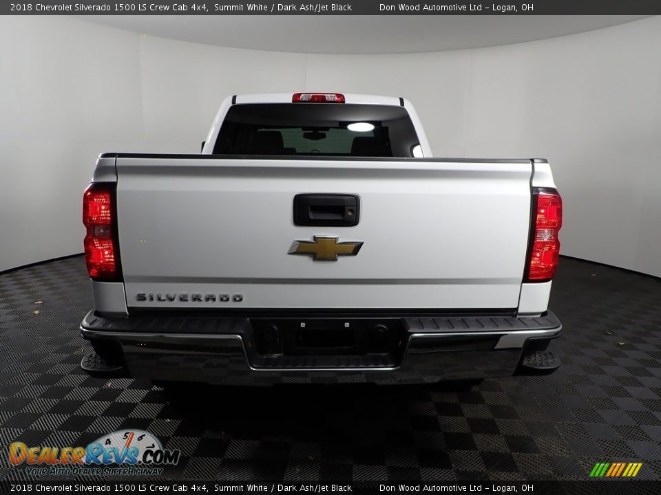 2018 Chevrolet Silverado 1500 LS Crew Cab 4x4 Summit White / Dark Ash/Jet Black Photo #7