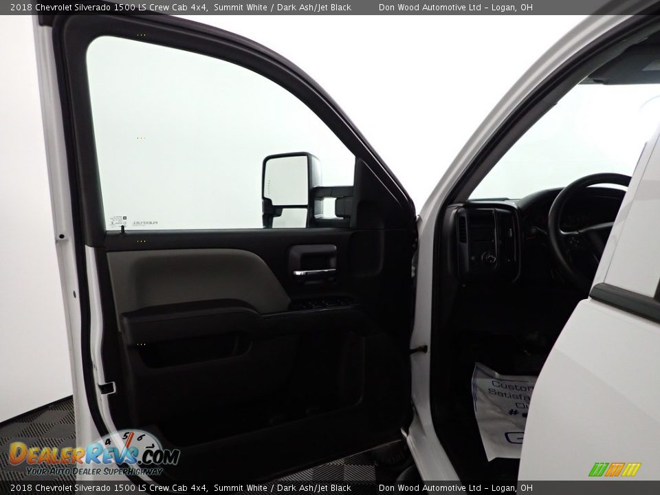 2018 Chevrolet Silverado 1500 LS Crew Cab 4x4 Summit White / Dark Ash/Jet Black Photo #10