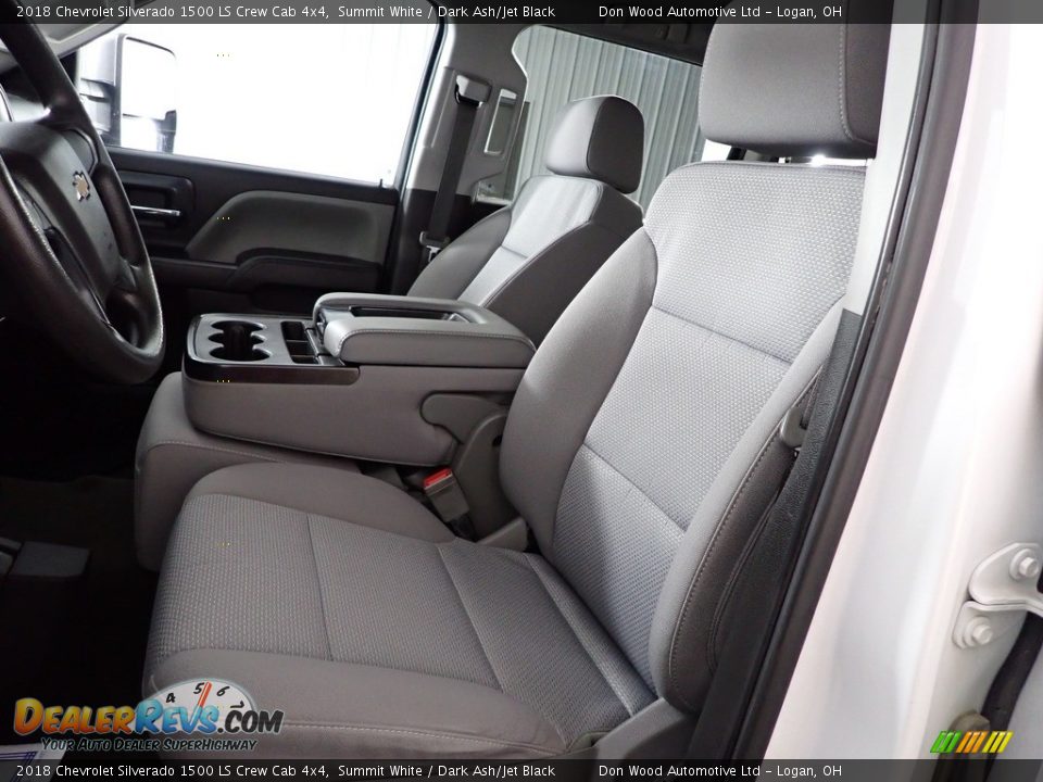 2018 Chevrolet Silverado 1500 LS Crew Cab 4x4 Summit White / Dark Ash/Jet Black Photo #13