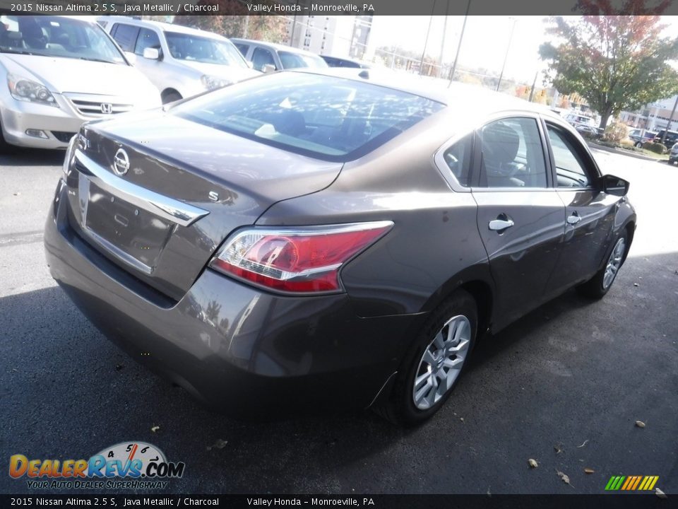 2015 Nissan Altima 2.5 S Java Metallic / Charcoal Photo #6