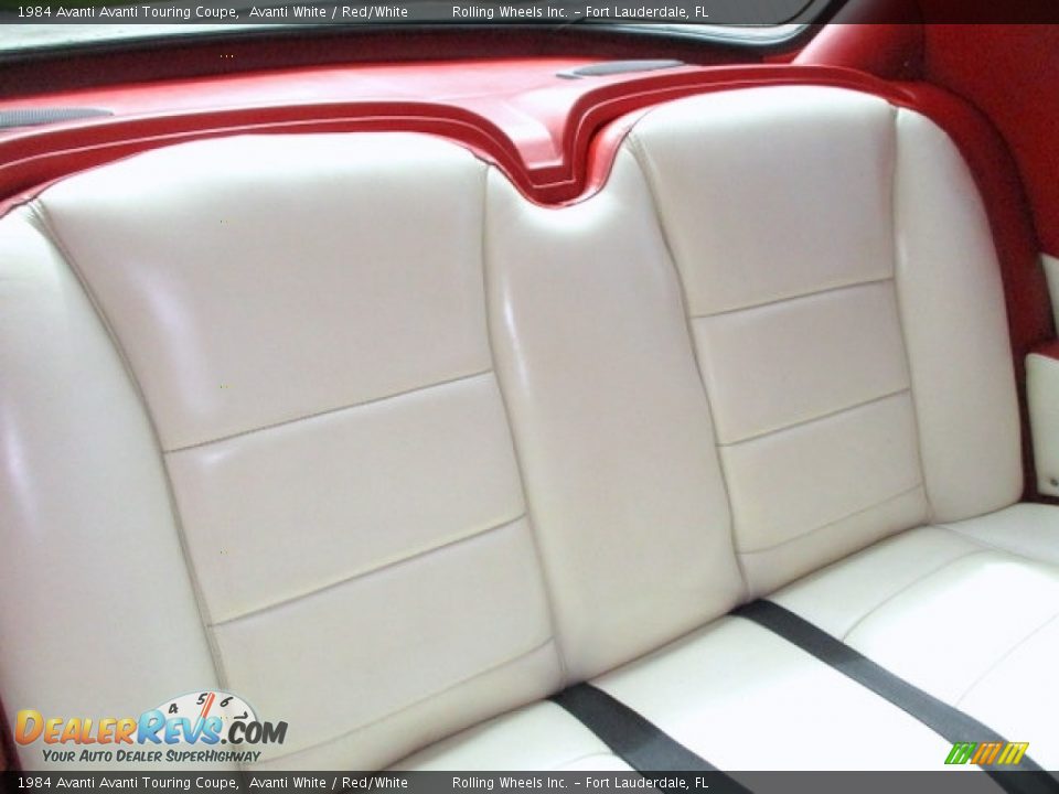 Rear Seat of 1984 Avanti Avanti Touring Coupe Photo #12