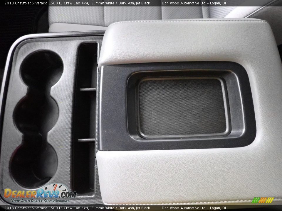 2018 Chevrolet Silverado 1500 LS Crew Cab 4x4 Summit White / Dark Ash/Jet Black Photo #19