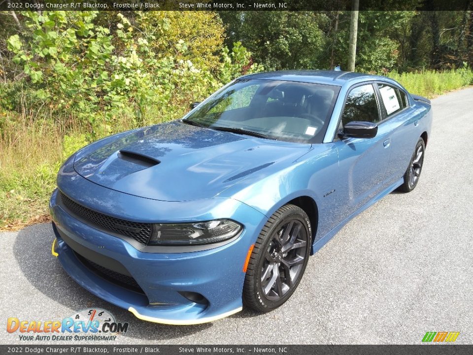 2022 Dodge Charger R/T Blacktop Frostbite / Black Photo #2