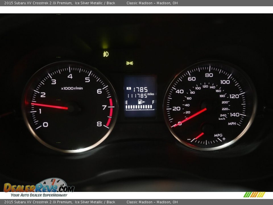 2015 Subaru XV Crosstrek 2.0i Premium Ice Silver Metallic / Black Photo #8